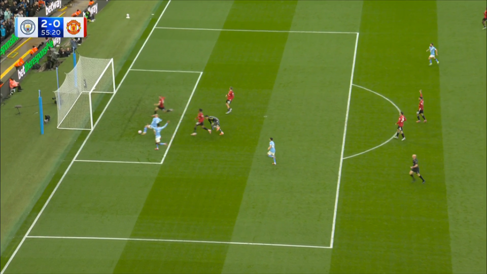 的比分领先, 禁区晃过出, ws